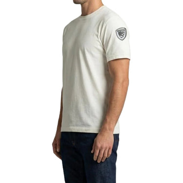 T-shirt Uomo Blauer - Hanson - Bianco-Gianni Foti