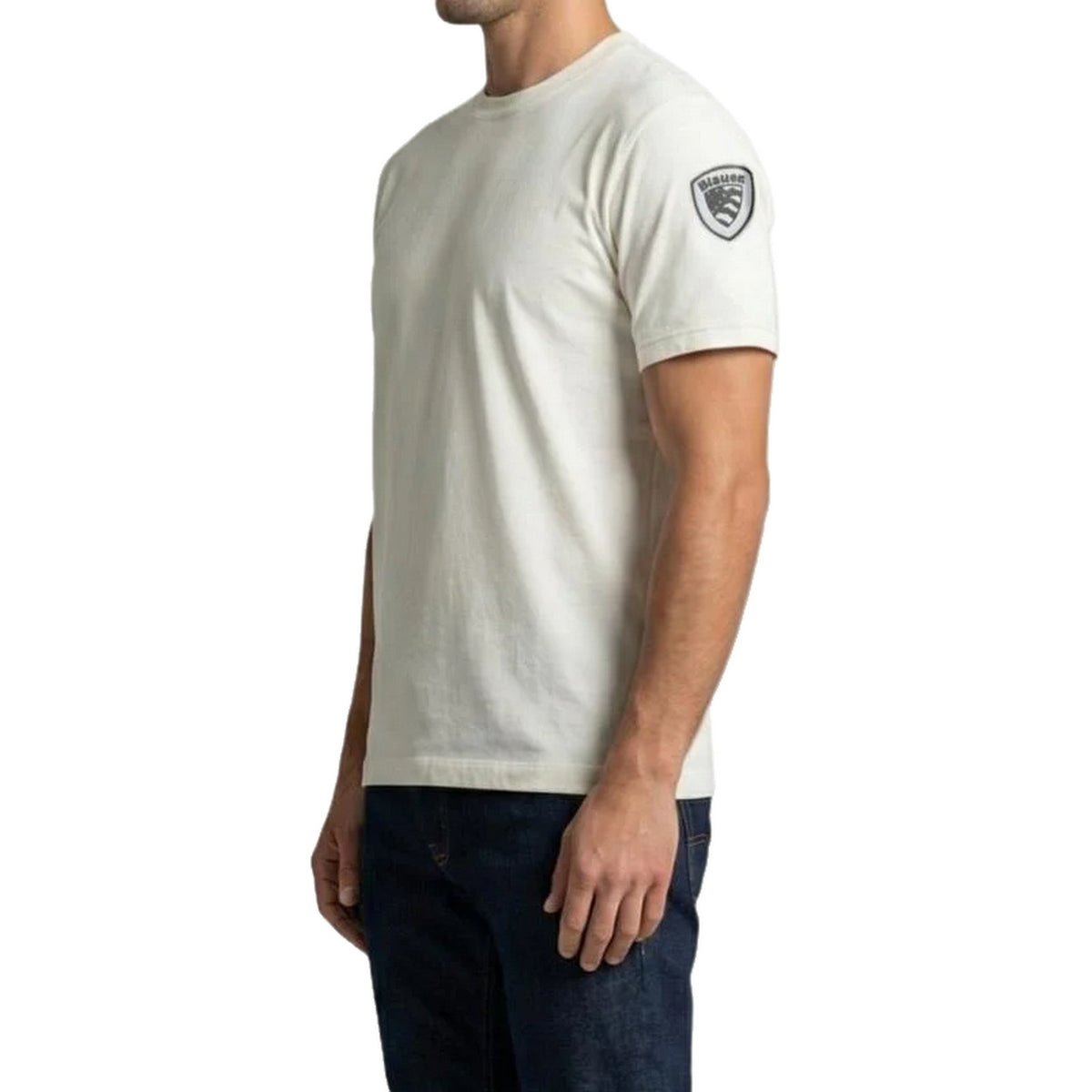 T-shirt Uomo Blauer - Hanson - Bianco-Gianni Foti