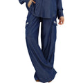 Pantaloni Donna Liu Jo - Pantalone denim - Blu-Gianni Foti