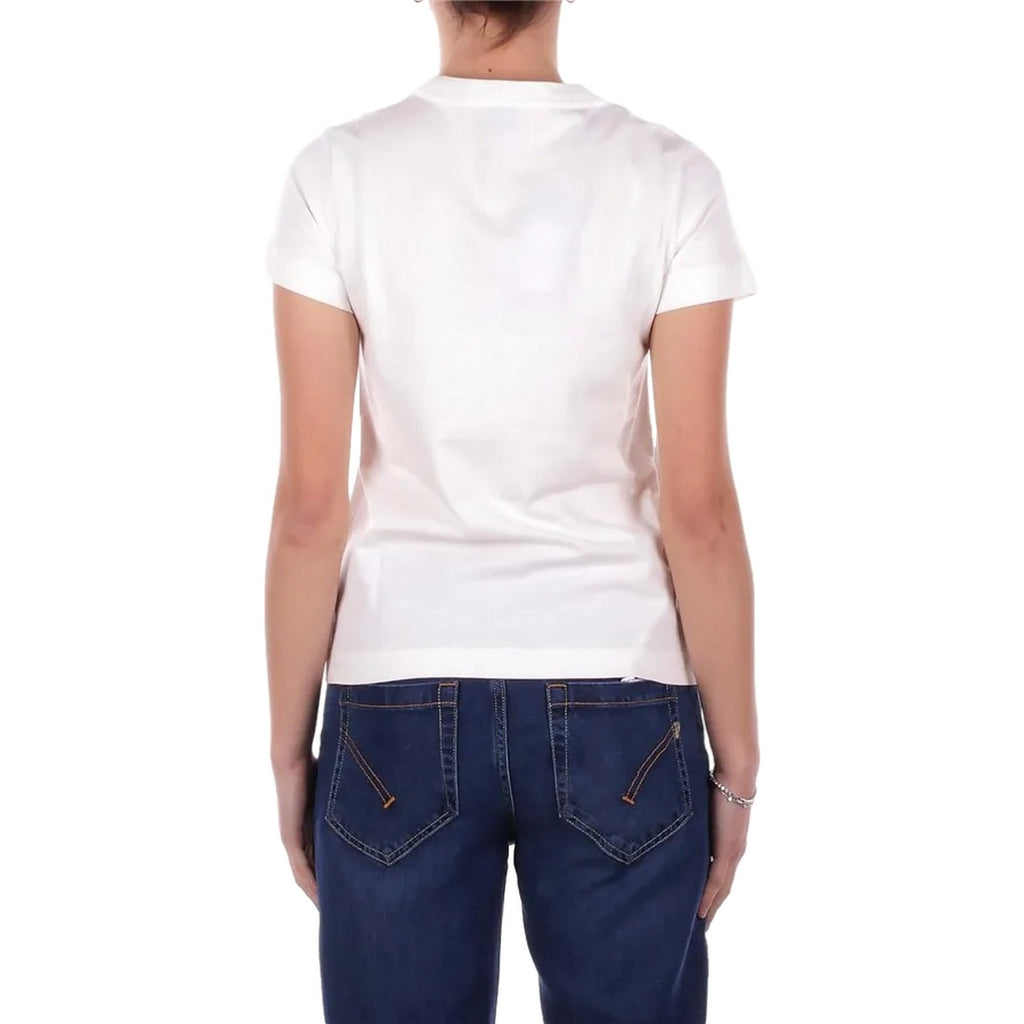 T-shirt Donna Pinko - Bussolotto T-Shirt Jersey Patc - Bianco