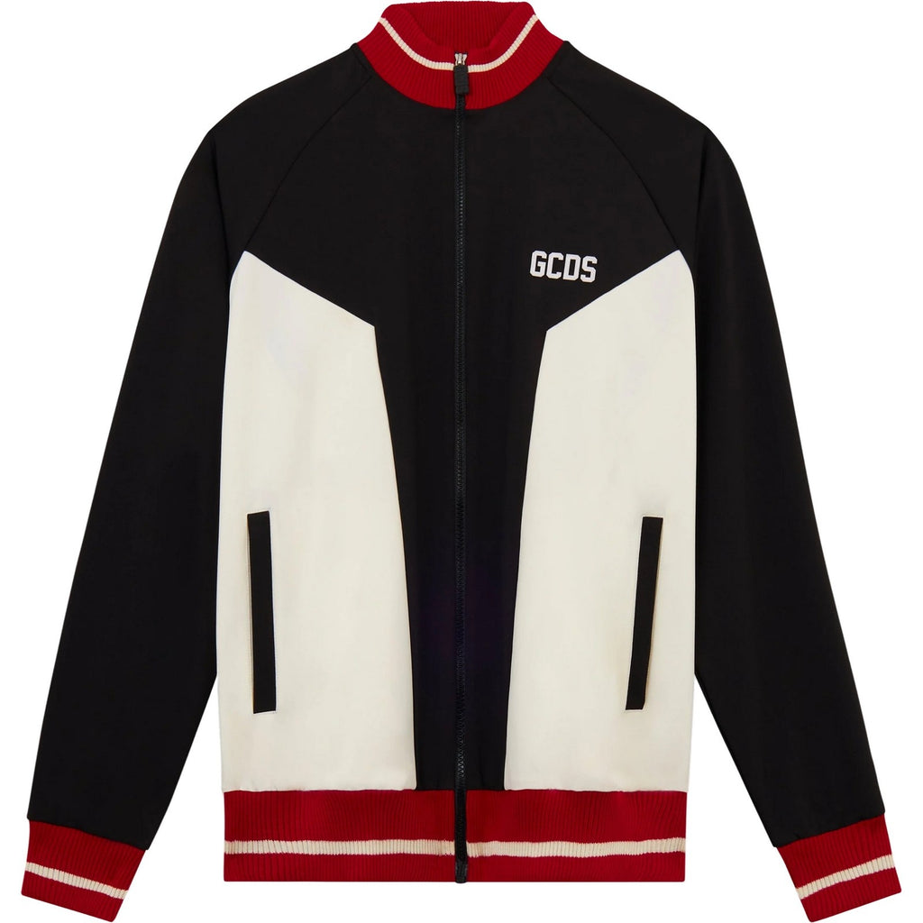 Felpe senza cappuccio Uomo Gcds - Color Block Track Jacket - Nero