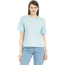 T-shirt Donna K-Way - Selune Jersey - Celeste-Gianni Foti