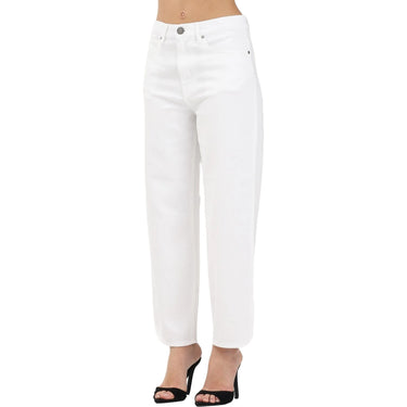 Pantaloni Donna Pinko - Estelle Egg Bull Slegato - Bianco