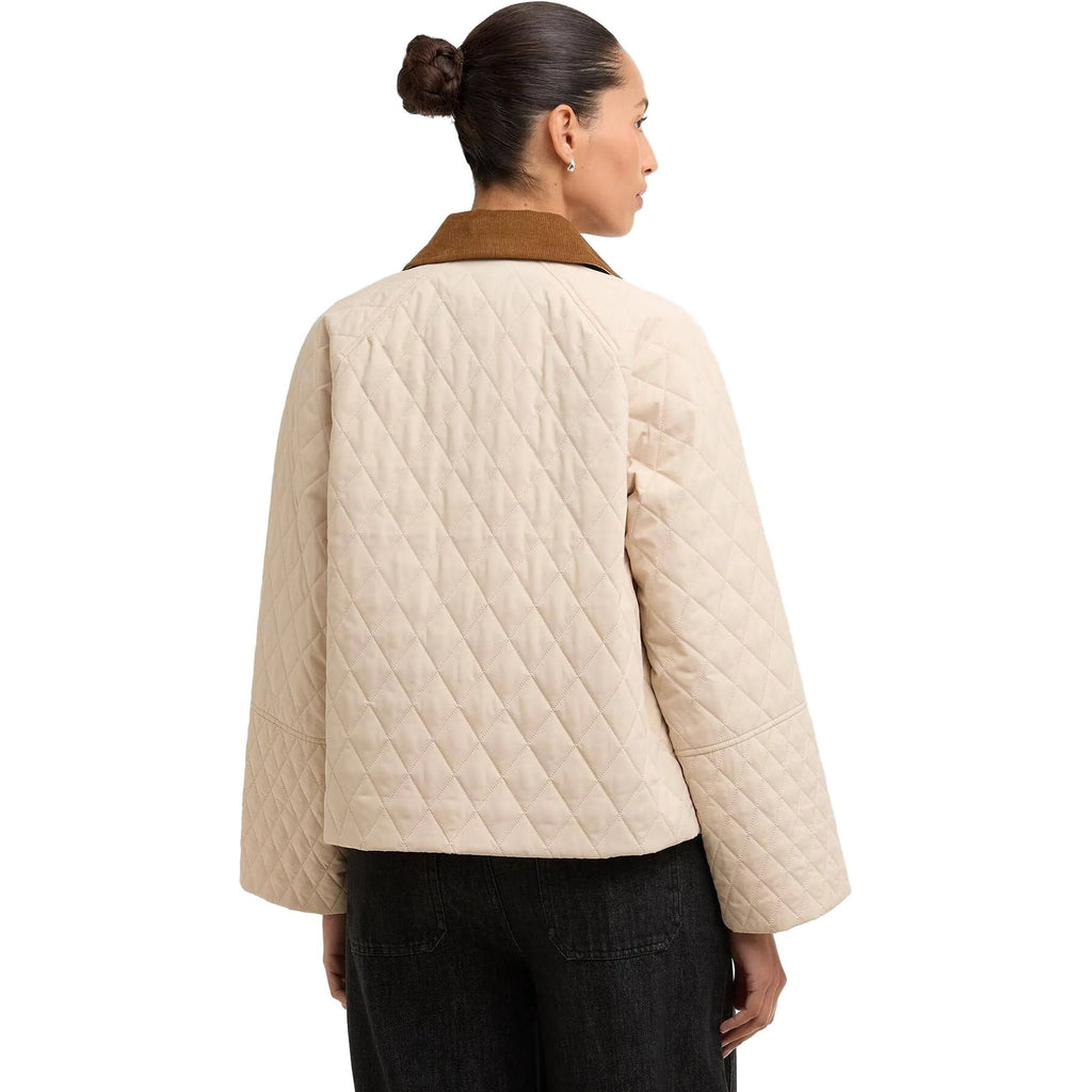 Giacche Donna Barbour - Kirby Quilted Jacket - Beige-Gianni Foti