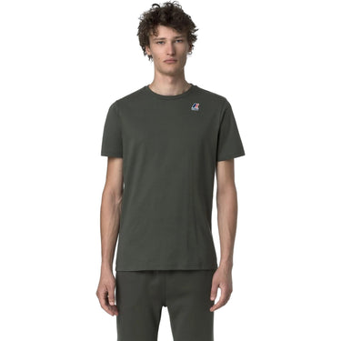 T-shirt Uomo K-Way - Leonide - Verde-Gianni Foti