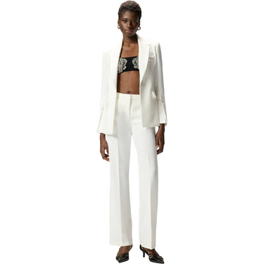 Pantaloni Donna Pinko - Eucalipto Pantalone Canvas Tec - Bianco