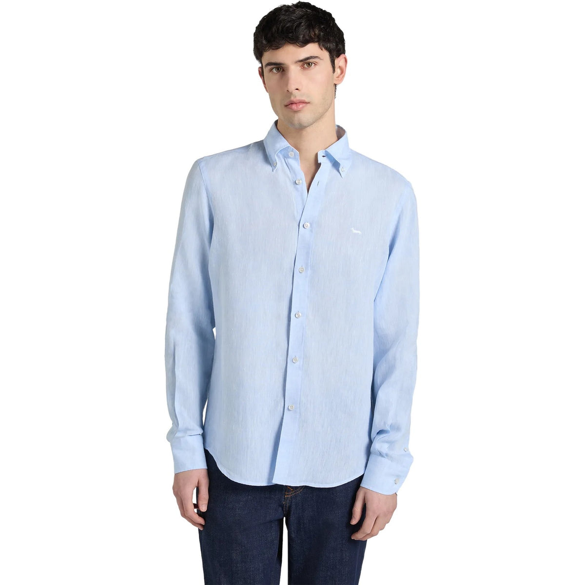 Camicie casual Uomo Harmont & Blaine - Camicia - Blu-Gianni Foti
