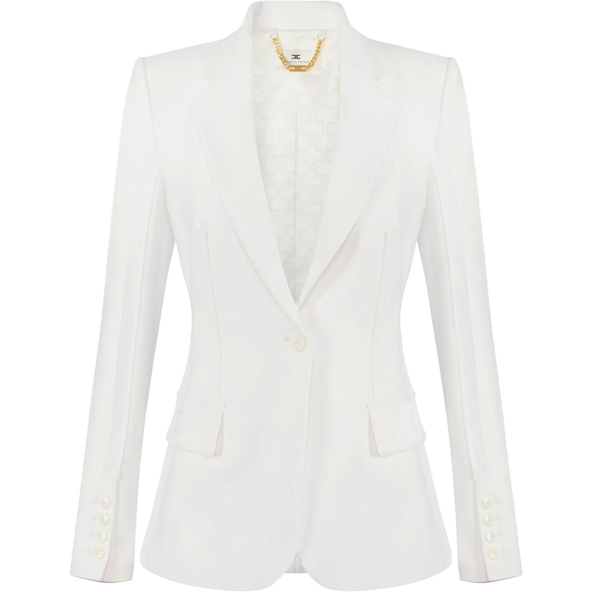 Giacche Donna Elisabetta Franchi - Giacca - Avorio-Gianni Foti