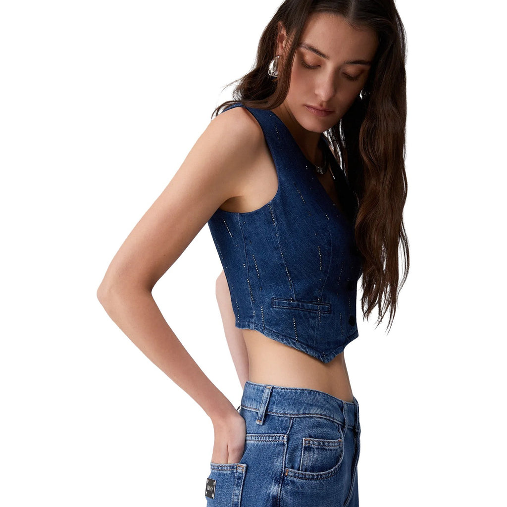 Gilet Donna Liu Jo - Gilet - Blu-Gianni Foti