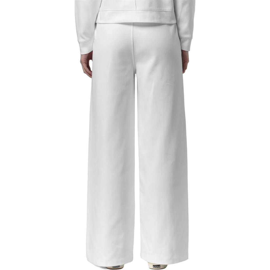 Pantaloni Donna K-Way - Loyre Interlock - Bianco-Gianni Foti