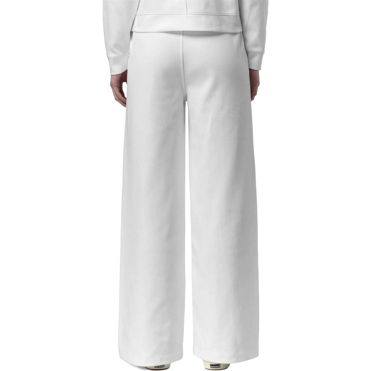 Pantaloni Donna K-Way - Loyre Interlock - Bianco-Gianni Foti