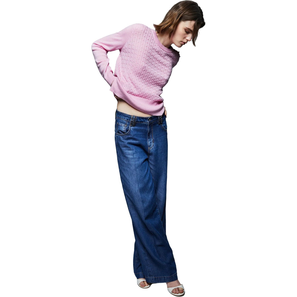 Pantaloni Donna Liu Jo - Pantalone denim - Blu-Gianni Foti