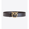 Cinture Donna Pinko - Love Berry Simply H4 Belt Vite - Marrone