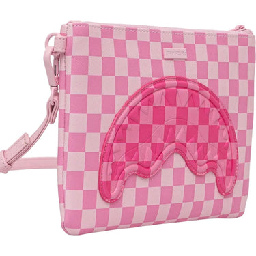 Tote da viaggio Unisex Sprayground - Pink Sip Patch Crossbody Pouchette - Rosa di Sprayground su Gianni Foti