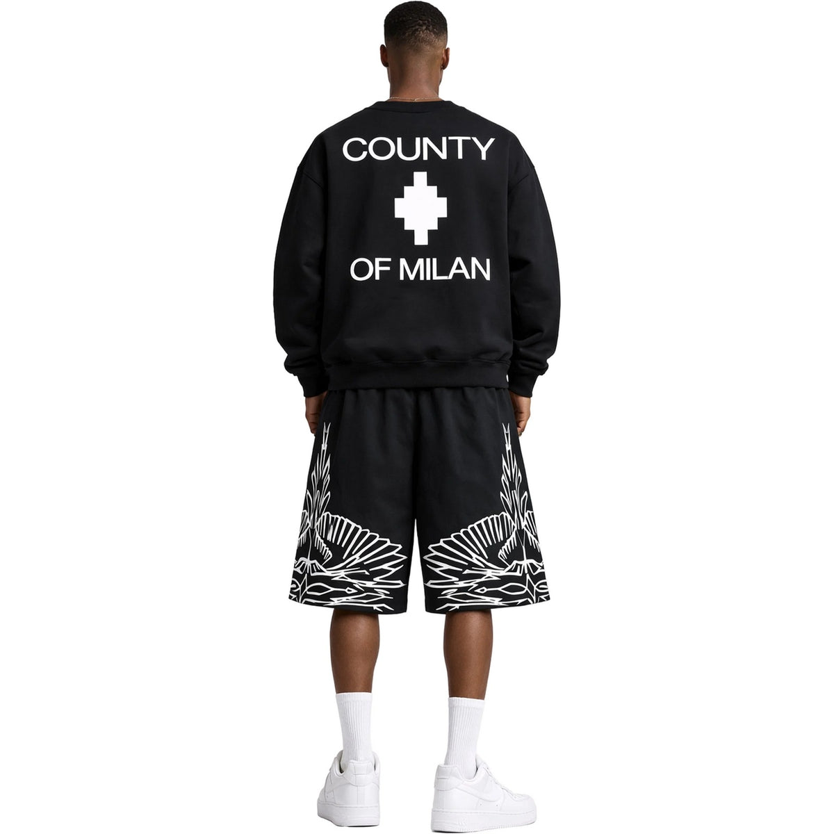 Pantaloncini Uomo County of Milan - Sweetshorts Man - Nero