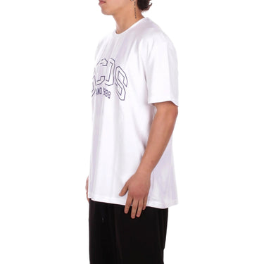 T-shirt Uomo Gcds - Logo Lounge Ss T-Shirt - Bianco-Gianni Foti