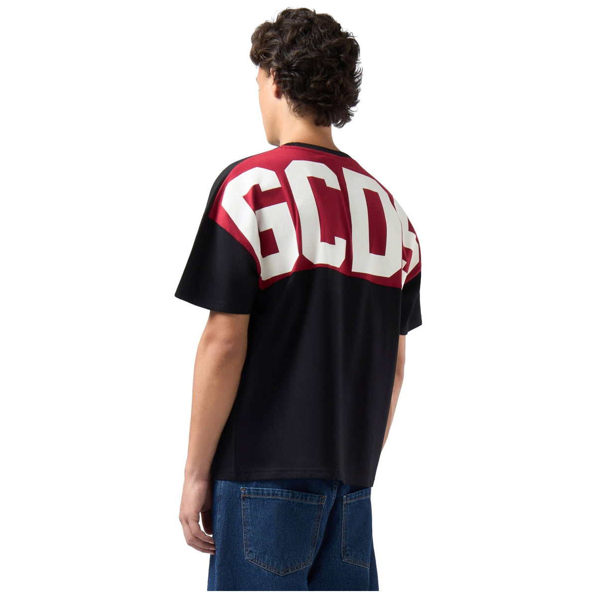 T-shirt Uomo Gcds - Band Logo Back T-Shirt - Nero