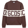Felpe senza cappuccio Uomo Gcds - Band Logo Crewneck - Marrone