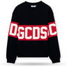 Felpe senza cappuccio Uomo Gcds - Band Logo Crewneck - Nero