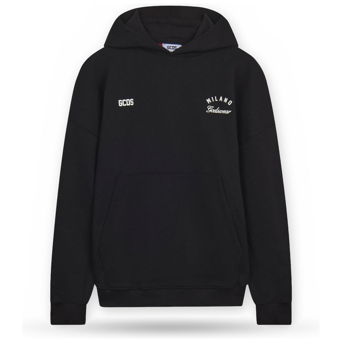 Felpe con cappuccio Uomo Gcds - Band Logo Back Hoodie - Nero