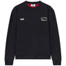 Felpe senza cappuccio Uomo Gcds - Band Logo Back Crewneck - Nero