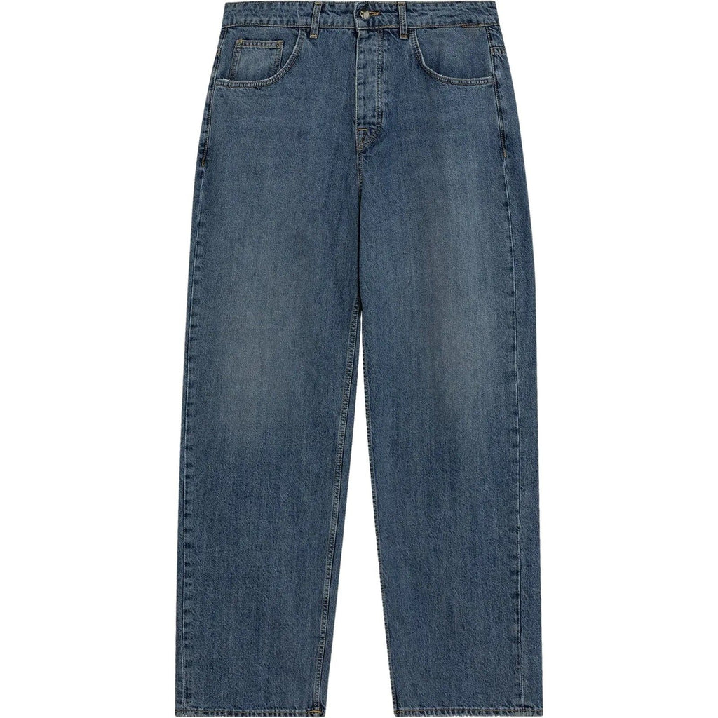 Pantaloni Unisex Barrow - Denim Pants Unisex - Blu-Gianni Foti