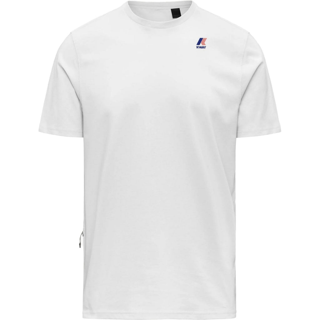 T-shirt Uomo K-Way - Leonide - Bianco-Gianni Foti