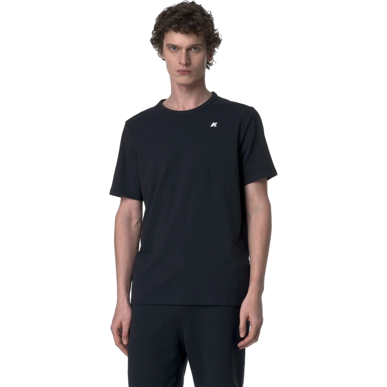 T-shirt Uomo K-Way - Adame Light Stretch Jersey - Blu