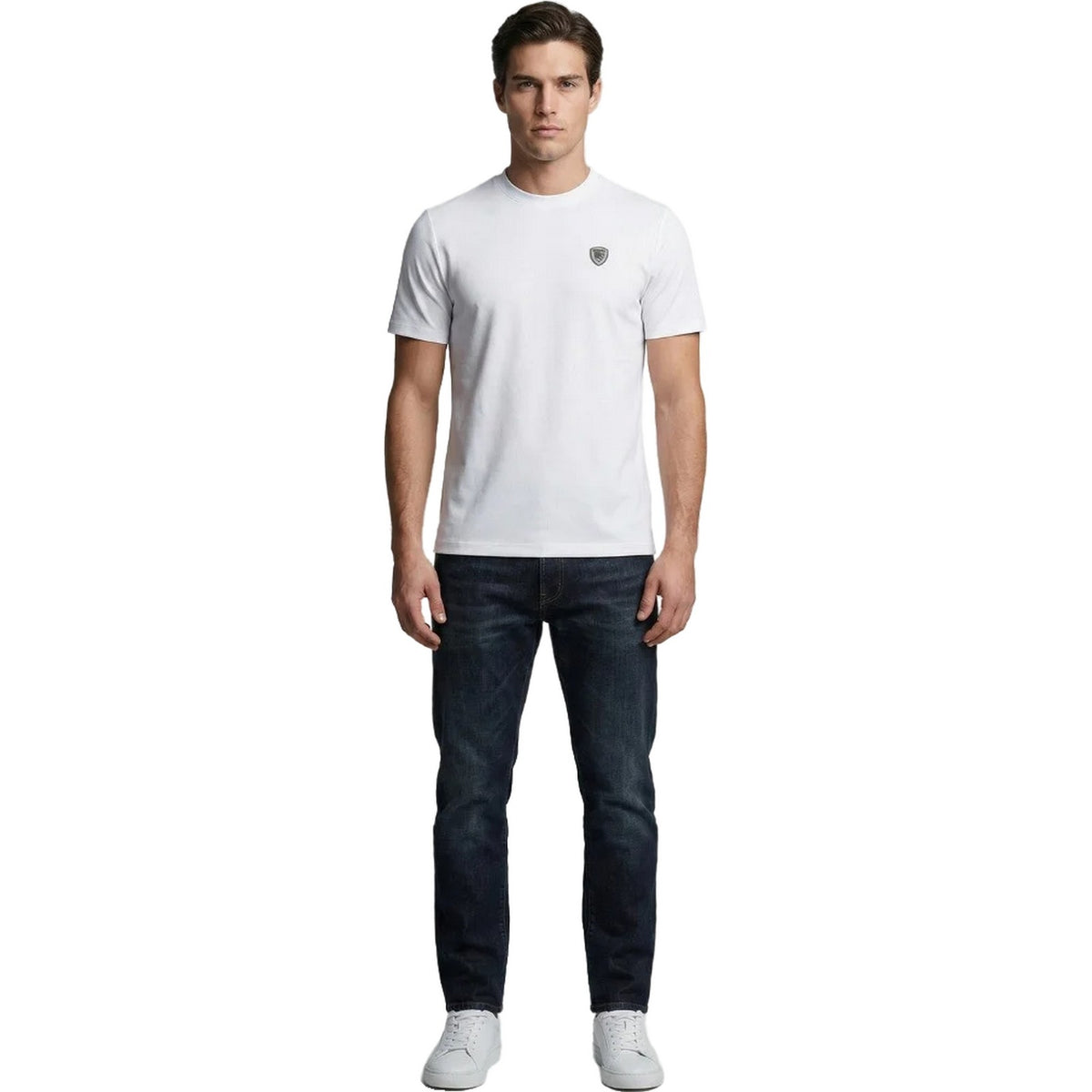T-shirt Uomo Blauer - Jan - Bianco-Gianni Foti
