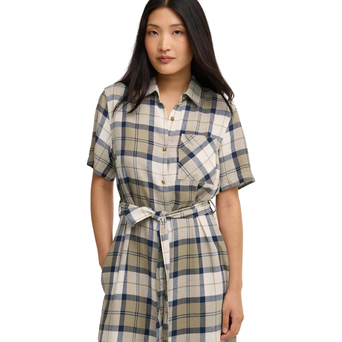 Vestiti casual Donna Barbour - Fern Midi Dress - Blu-Gianni Foti