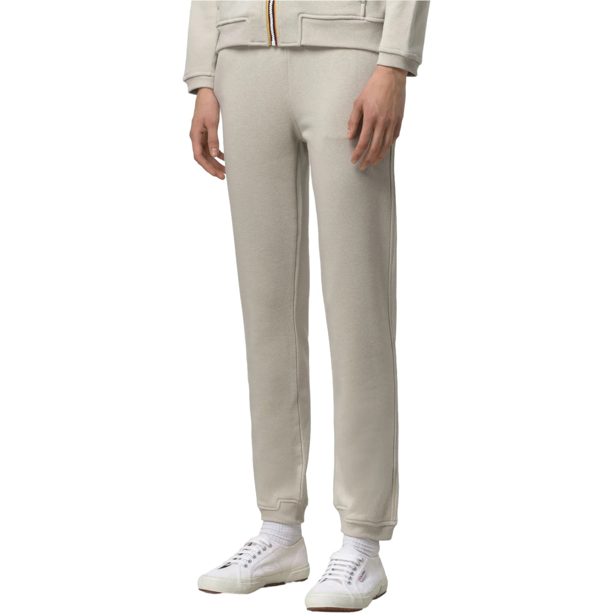 Pantaloni Uomo K-Way - Philbert Poly Cotton - Beige-Gianni Foti