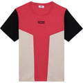 T-shirt Uomo Gcds - Color Block Ss T-Shirt - Rosso-Gianni Foti