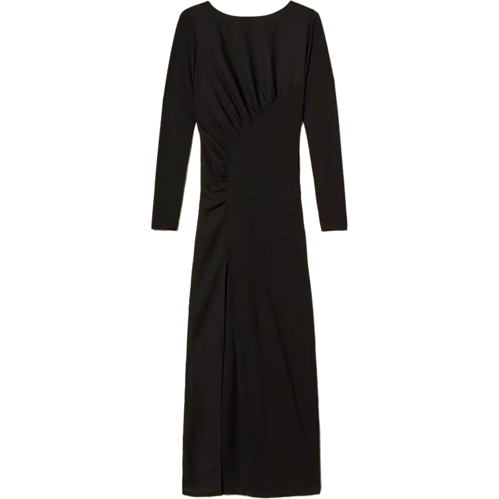 Vestiti da sera e cerimonia Donna Twinset - Abito Lungo Con Spacco - Nero