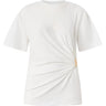 Maglie Donna Pinko - Mary Maglia Jersey Cotone Stre - Bianco
