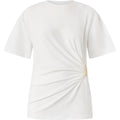 Maglie Donna Pinko - Mary Maglia Jersey Cotone Stre - Bianco