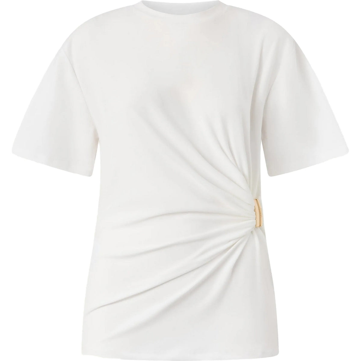 Maglie Donna Pinko - Mary Maglia Jersey Cotone Stre - Bianco