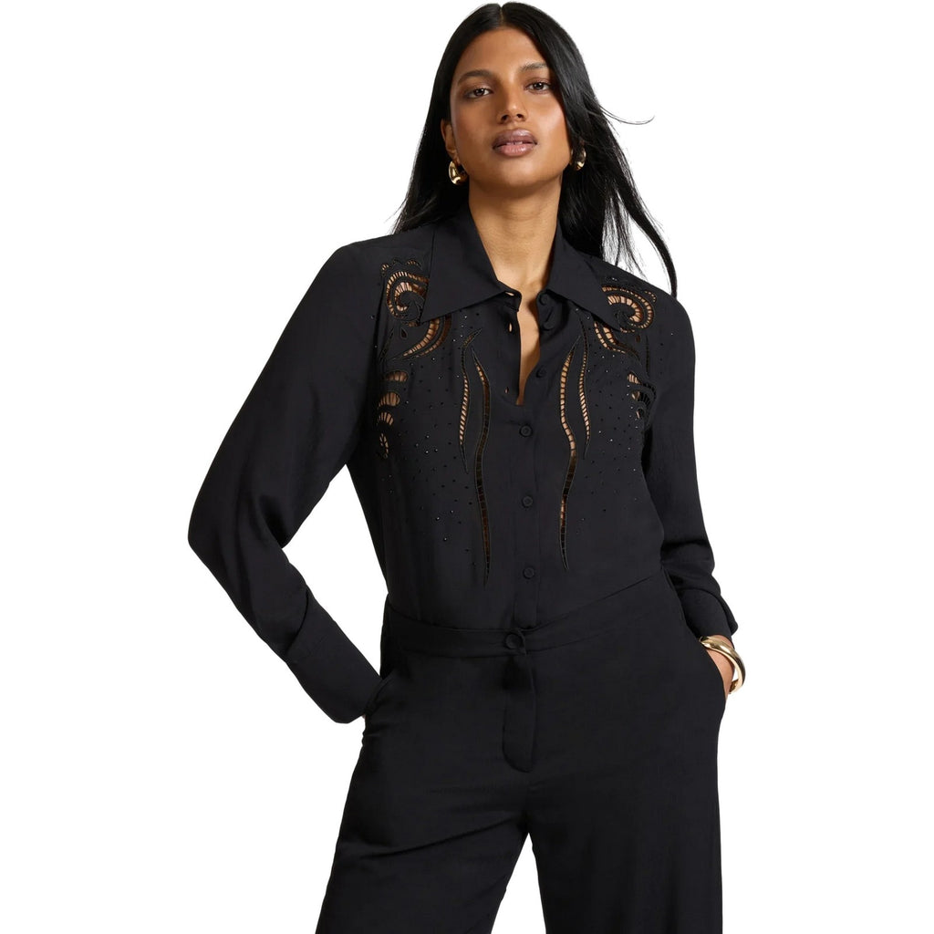 Bluse e camicie Donna Elena Miro' - Camicia - Nero-Gianni Foti