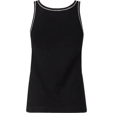 Canotte e top Donna Pinko - Bitetto Canotta Costina Logo T - Nero