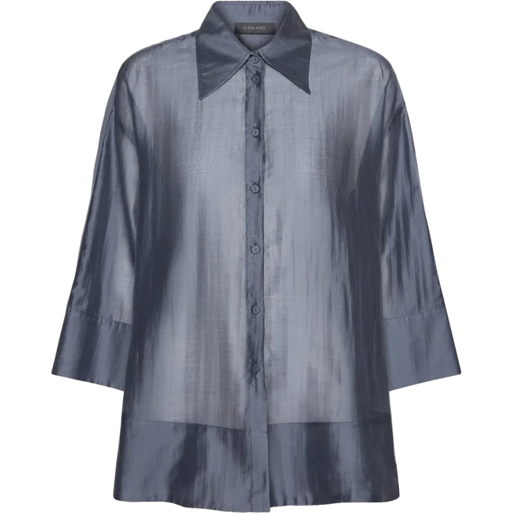 Bluse e camicie Donna Elena Miro' - Camicia - Blu-Gianni Foti