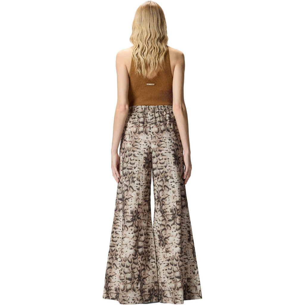 Pantaloni Donna Pinko - Gussola Pantalone Popeline Sta - Beige