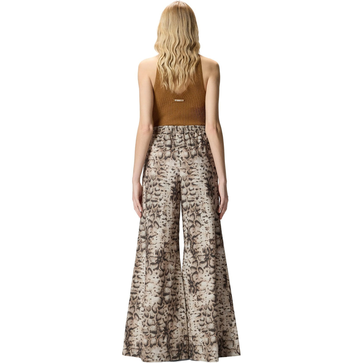 Pantaloni Donna Pinko - Gussola Pantalone Popeline Sta - Beige
