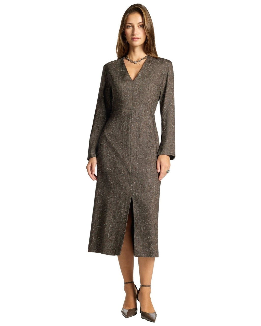 Vestiti casual Donna Elena Mirò - Abito 7047P0 - Marrone