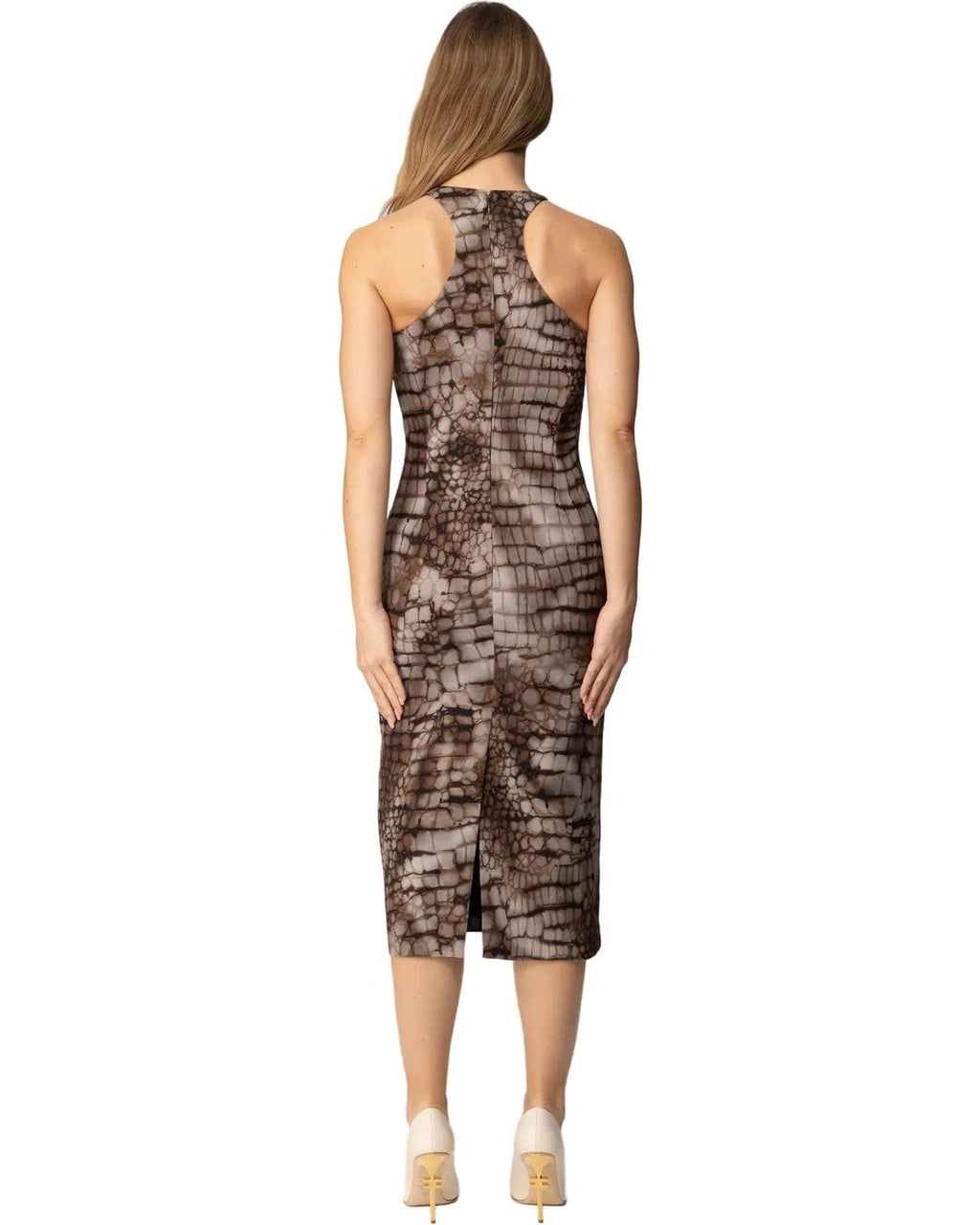 Vestiti da sera e cerimonia Donna Elisabetta Franchi - Abito AB89161E2 - Marrone