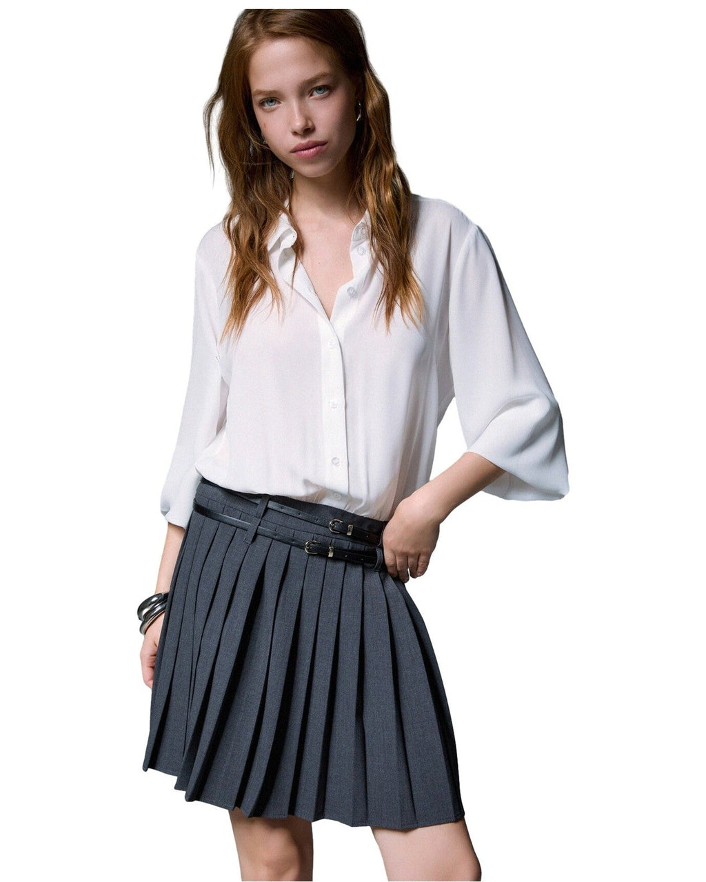 Vestiti casual Donna Liu Jo - Abito Corto Bimateriale - Grigio