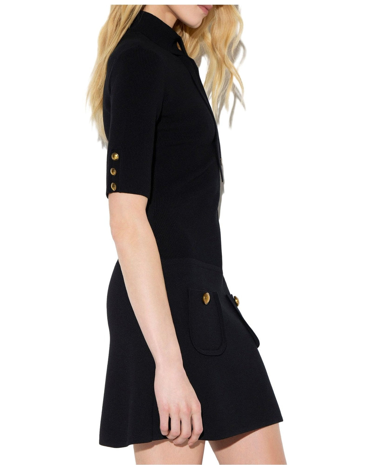 Vestiti casual Donna Elisabetta Franchi - Abito di maglia AM04S66E2 - Nero