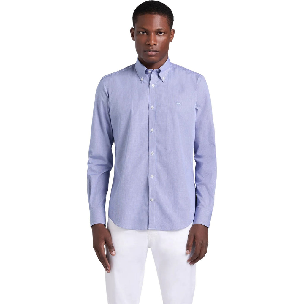 Camicie casual Uomo Harmont & Blaine - Camicia - Blu-Gianni Foti
