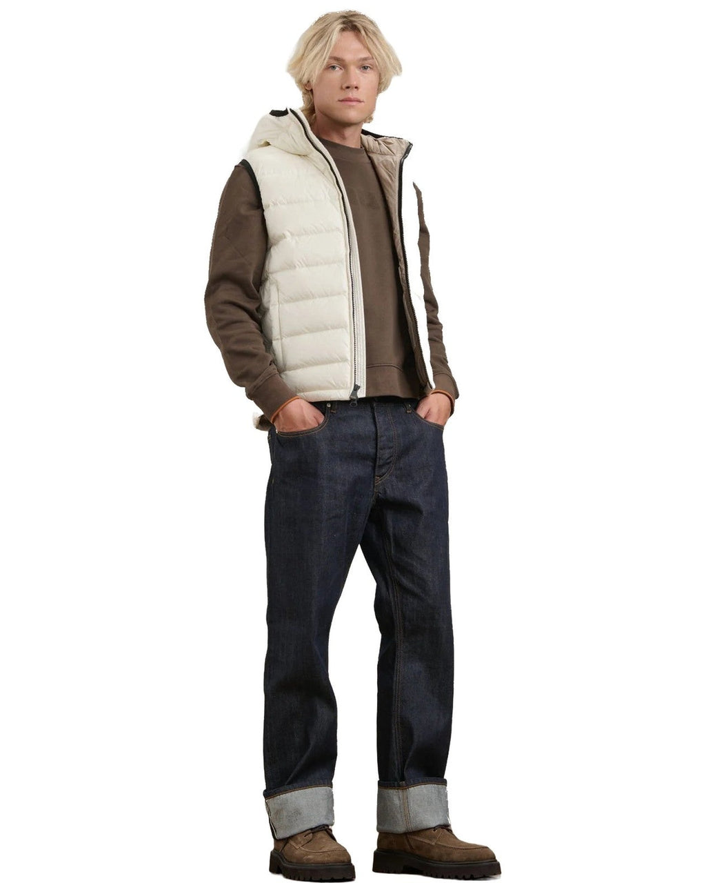 Gilet Uomo Blauer - Arden - Bianco Neve