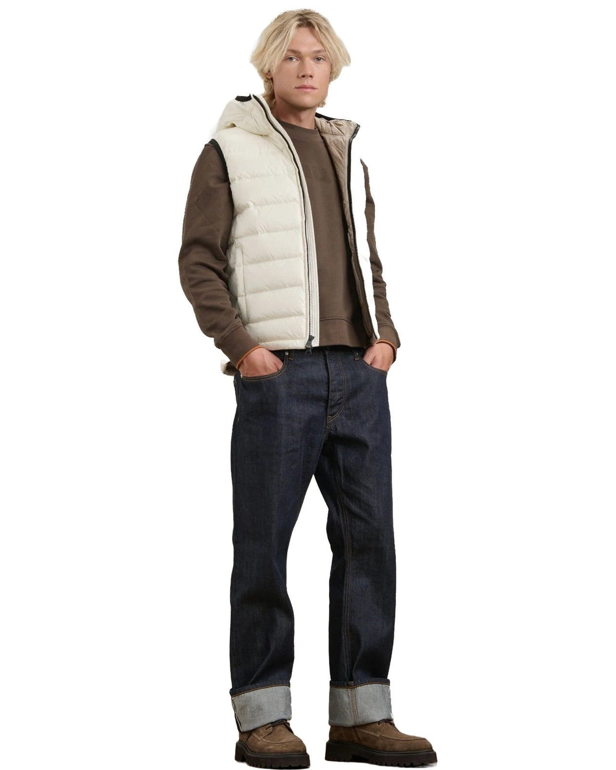 Gilet Uomo Blauer - Arden - Bianco Neve