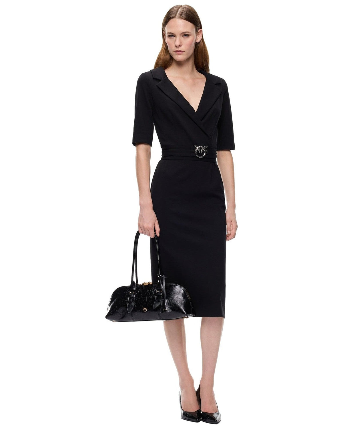 Vestiti casual Donna Pinko - Arnebia Abito Punto Stoffa - Nero