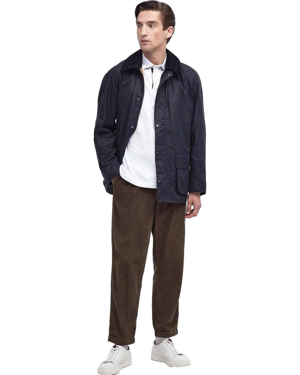 Giubbotti Uomo Barbour - Ashby Wax Jacket - Blu